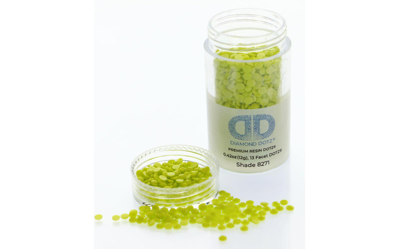 Diamond Dotz Freestyle Gems 2.8mm 12g Bright Lime 8271